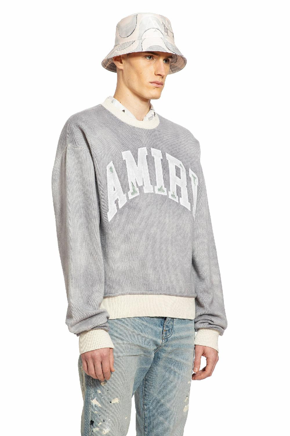 Antonioli AMIRI MAN GREY KNITWEAR Qualità
