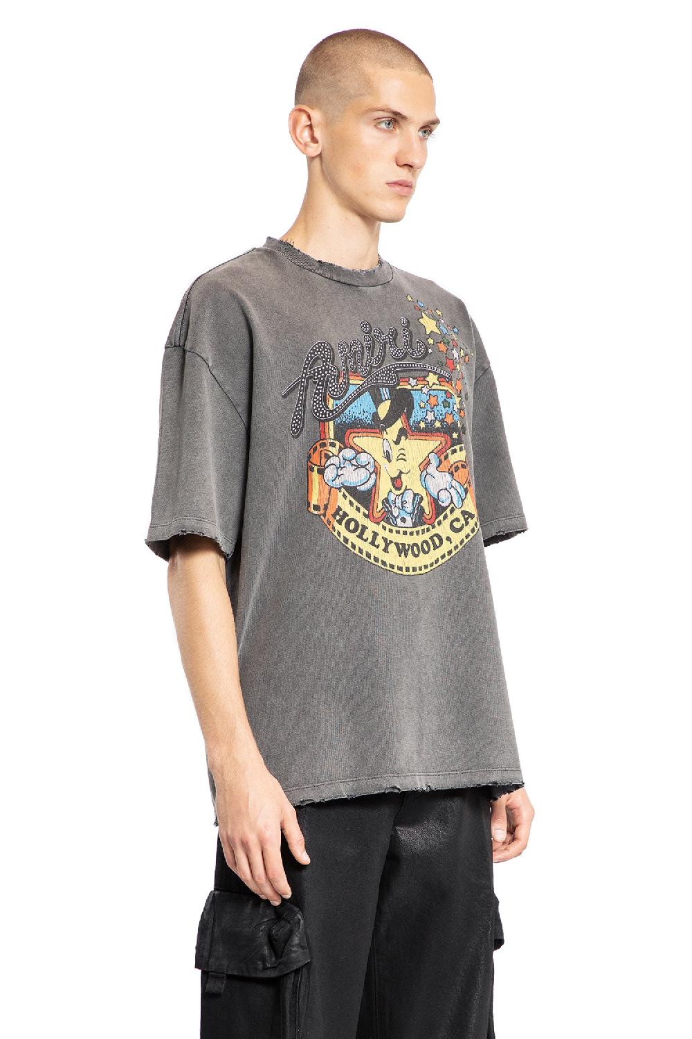 Antonioli AMIRI MAN GREY T-SHIRTS & TANK TOPS Promozione