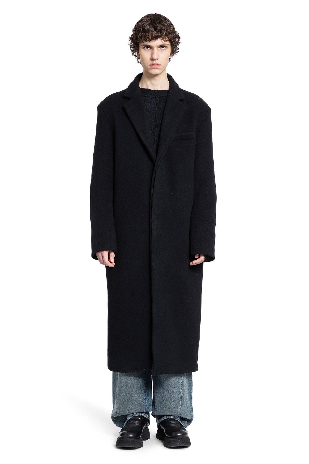 Antonioli ANDREA YA AQOV MAN BLACK COATS Saldi Di Fabbrica