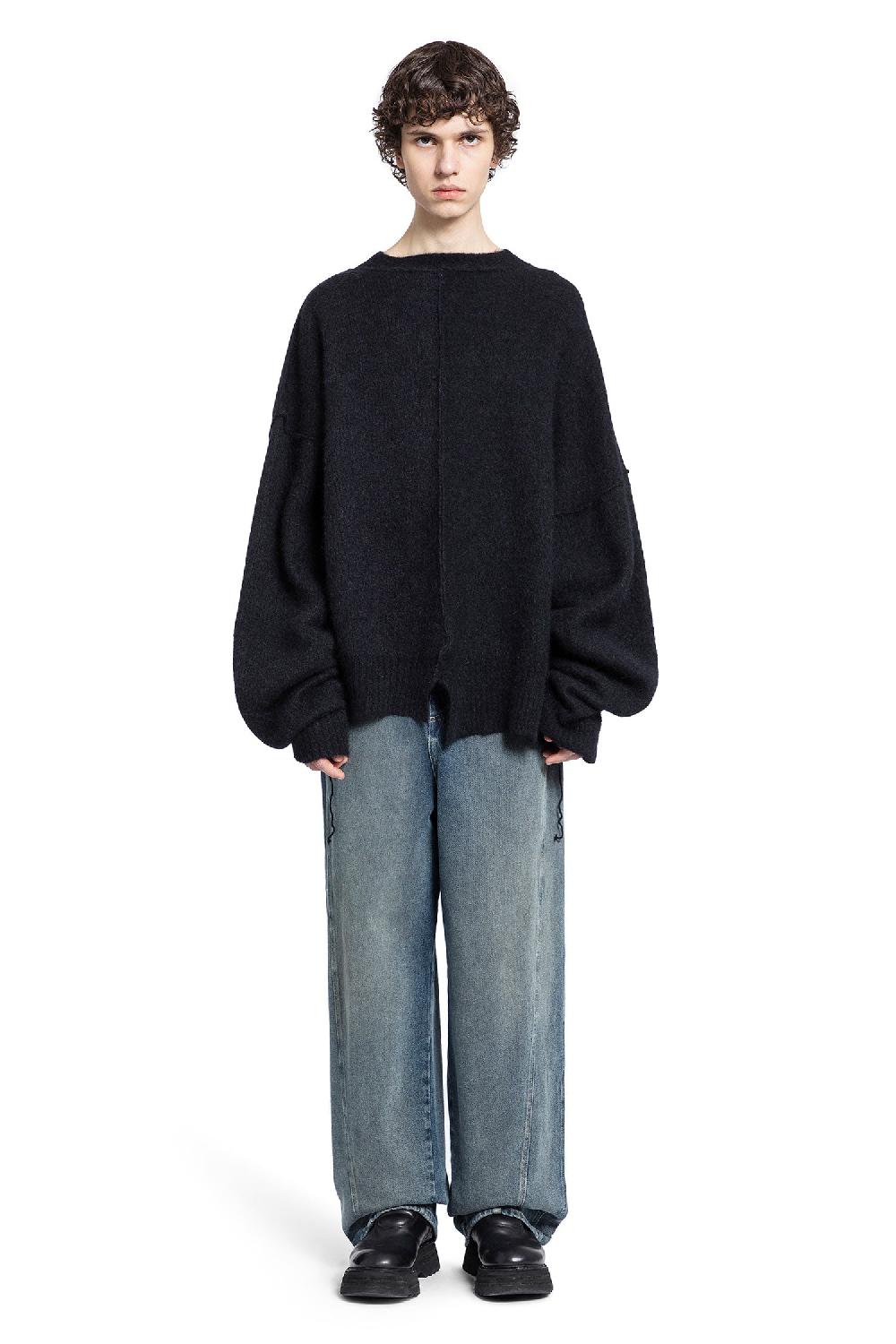 Antonioli ANDREA YA AQOV MAN BLACK KNITWEAR In Saldo