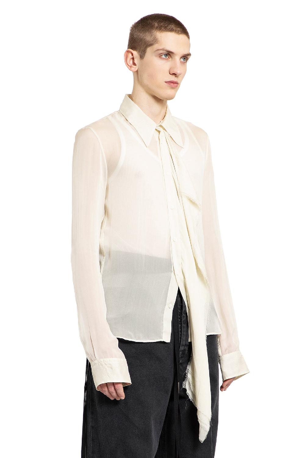 Antonioli ANN DEMEULEMEESTER MAN BEIGE SHIRTS Offerta settimanale