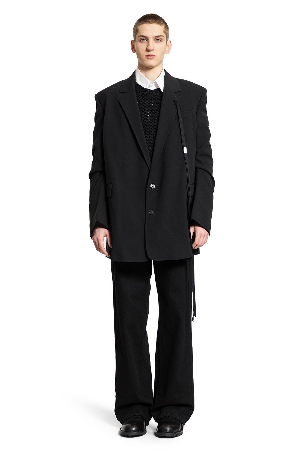 Antonioli ANN DEMEULEMEESTER MAN BLACK BLAZERS ACQUISTA ORA