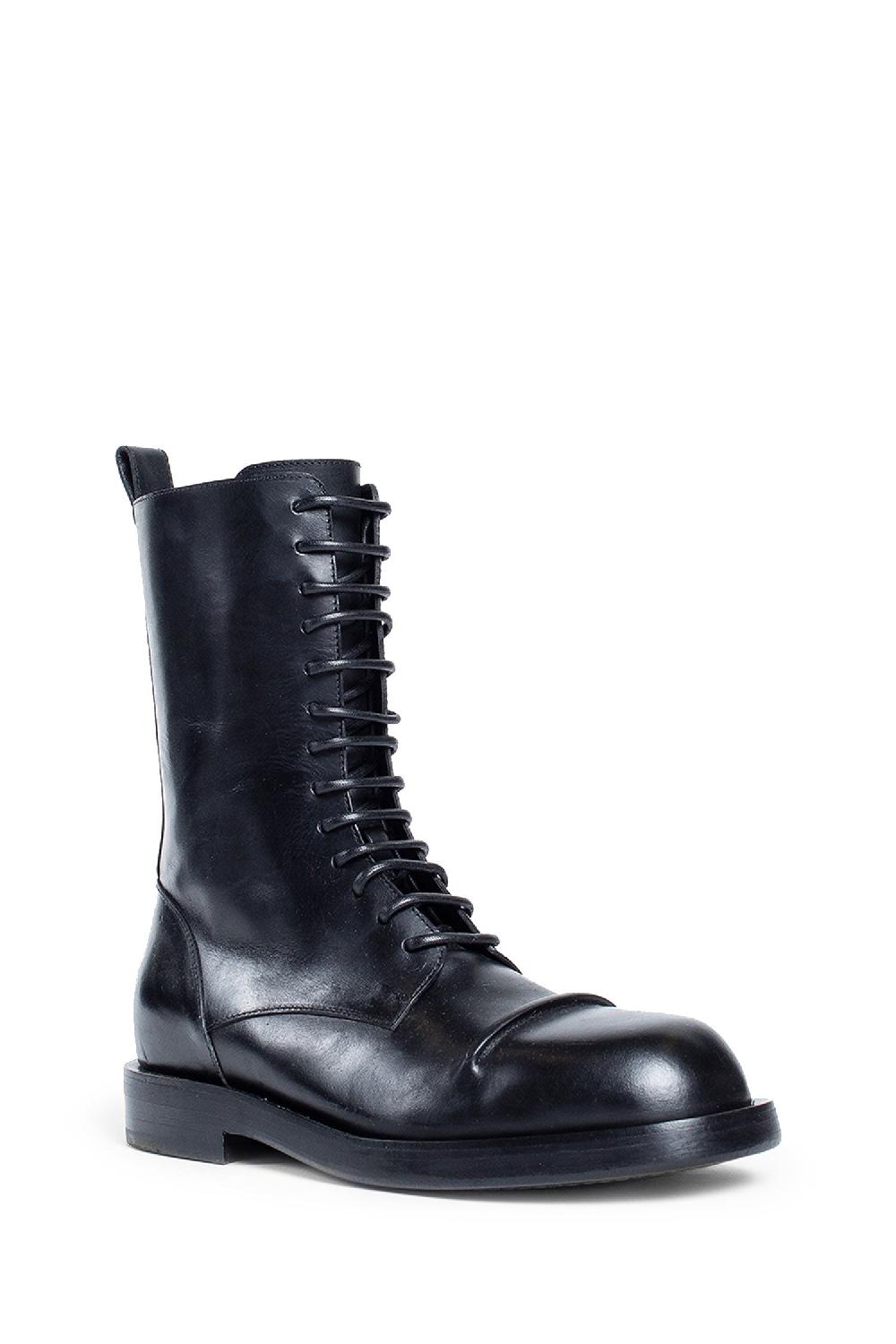 Antonioli ANN DEMEULEMEESTER MAN BLACK BOOTS Sostegno trimestrale