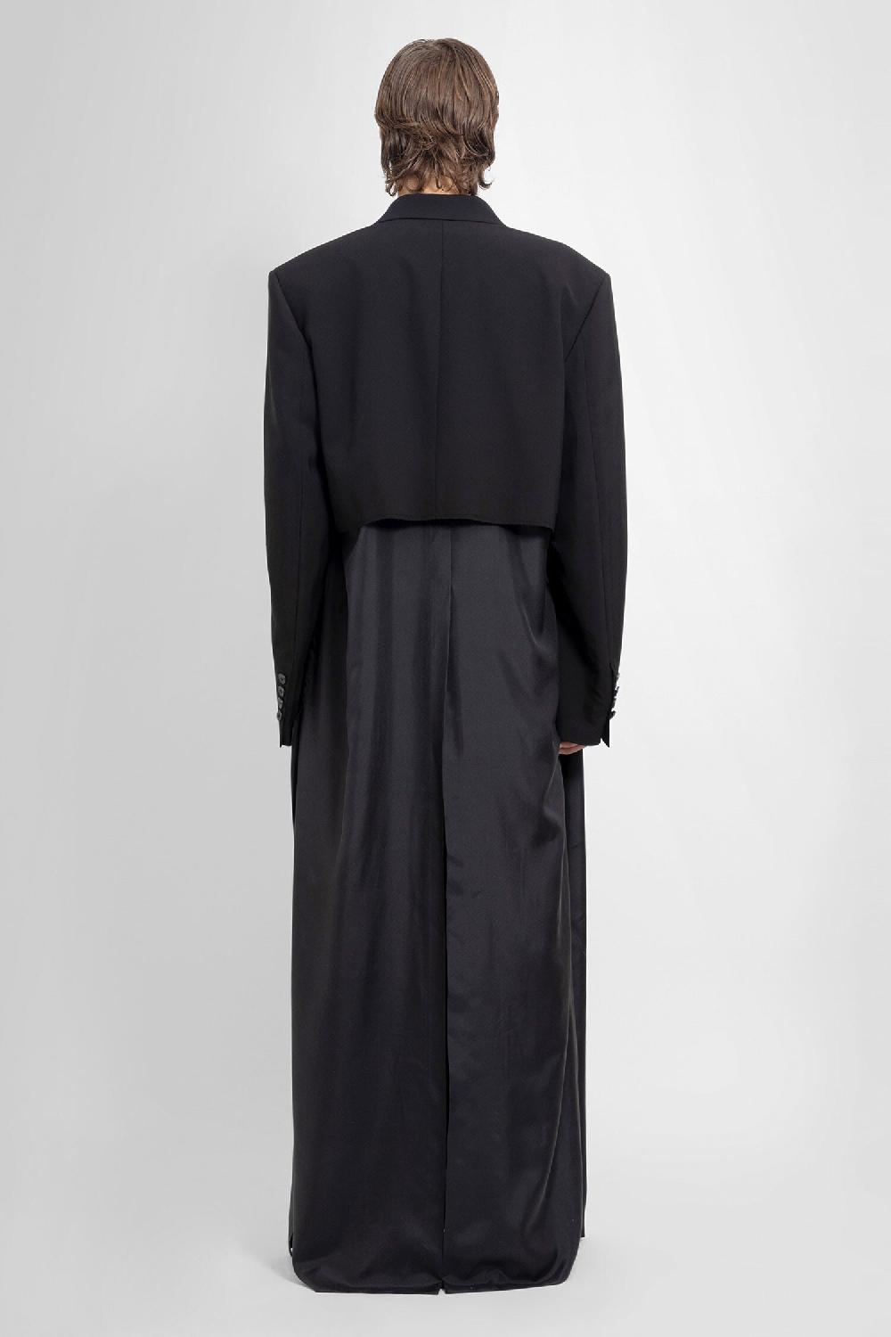 Antonioli ANN DEMEULEMEESTER MAN BLACK COATS Fino al 55% di sconto