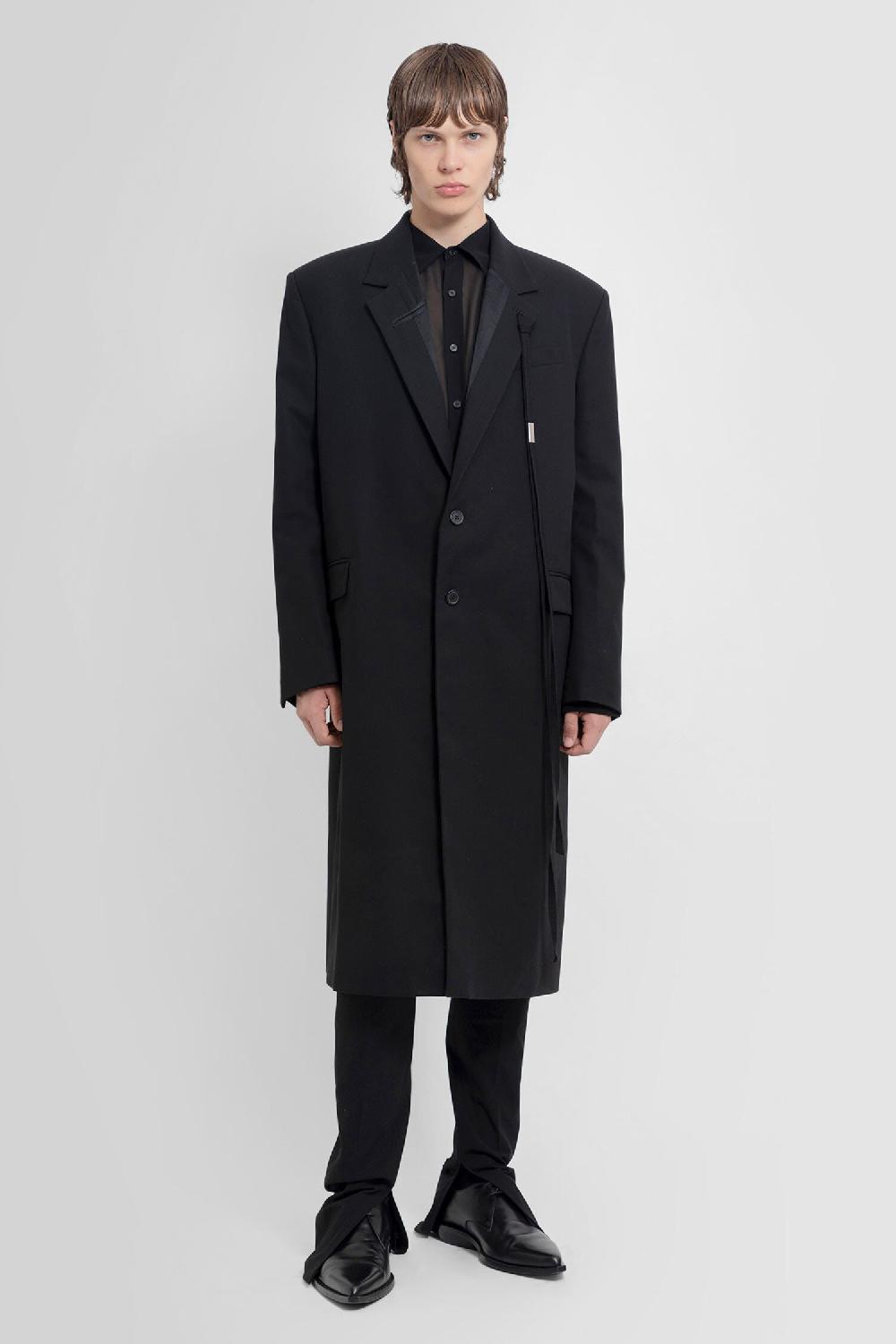 Antonioli ANN DEMEULEMEESTER MAN BLACK COATS Discount Store per i nuovi prodotti
