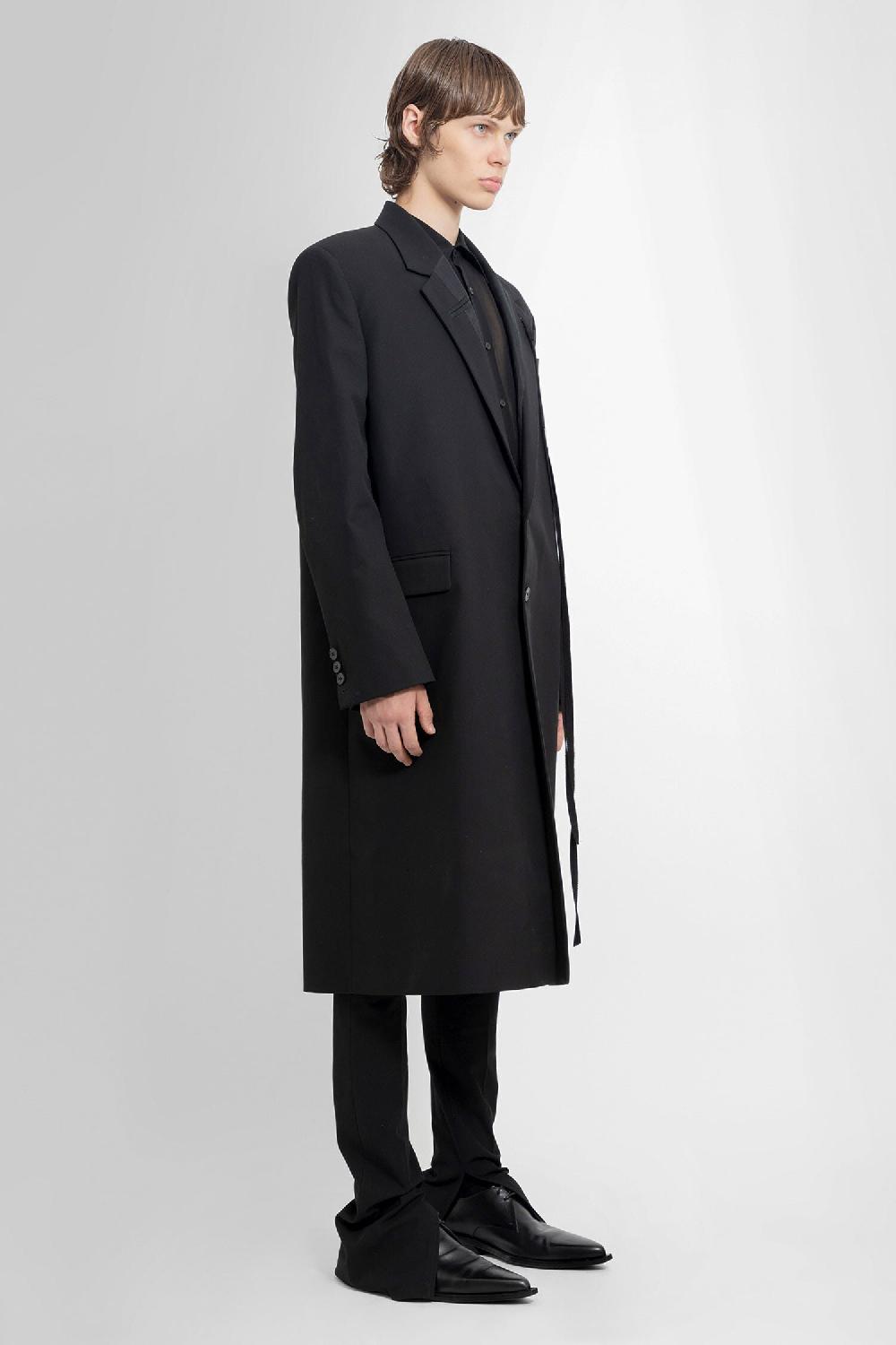 Antonioli ANN DEMEULEMEESTER MAN BLACK COATS Discount Store per i nuovi prodotti