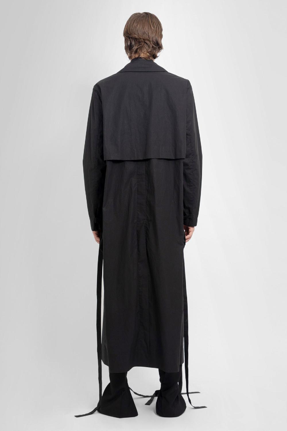 Antonioli ANN DEMEULEMEESTER MAN BLACK COATS Solo un giorno rimasto