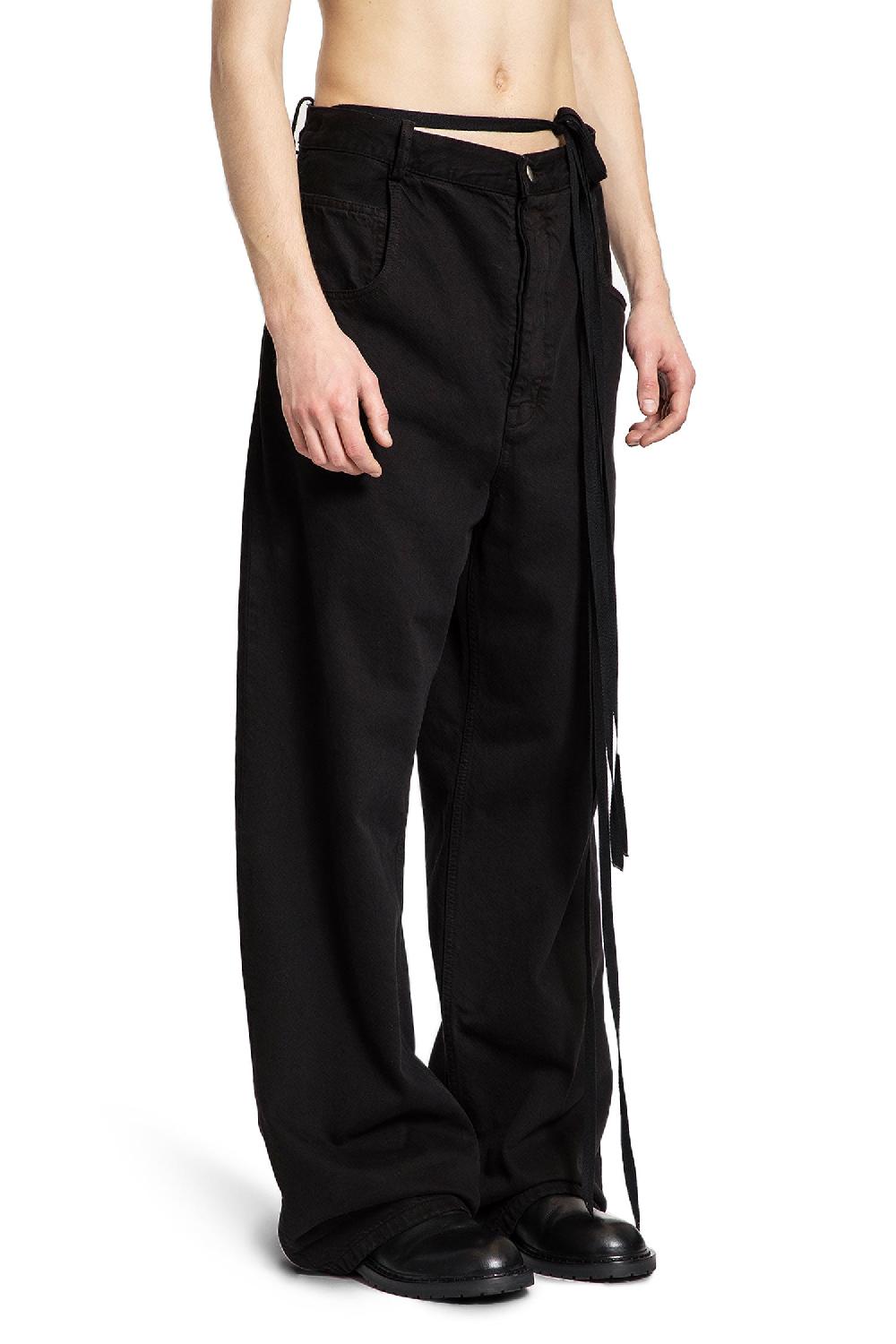 Antonioli ANN DEMEULEMEESTER MAN BLACK JEANS 2025