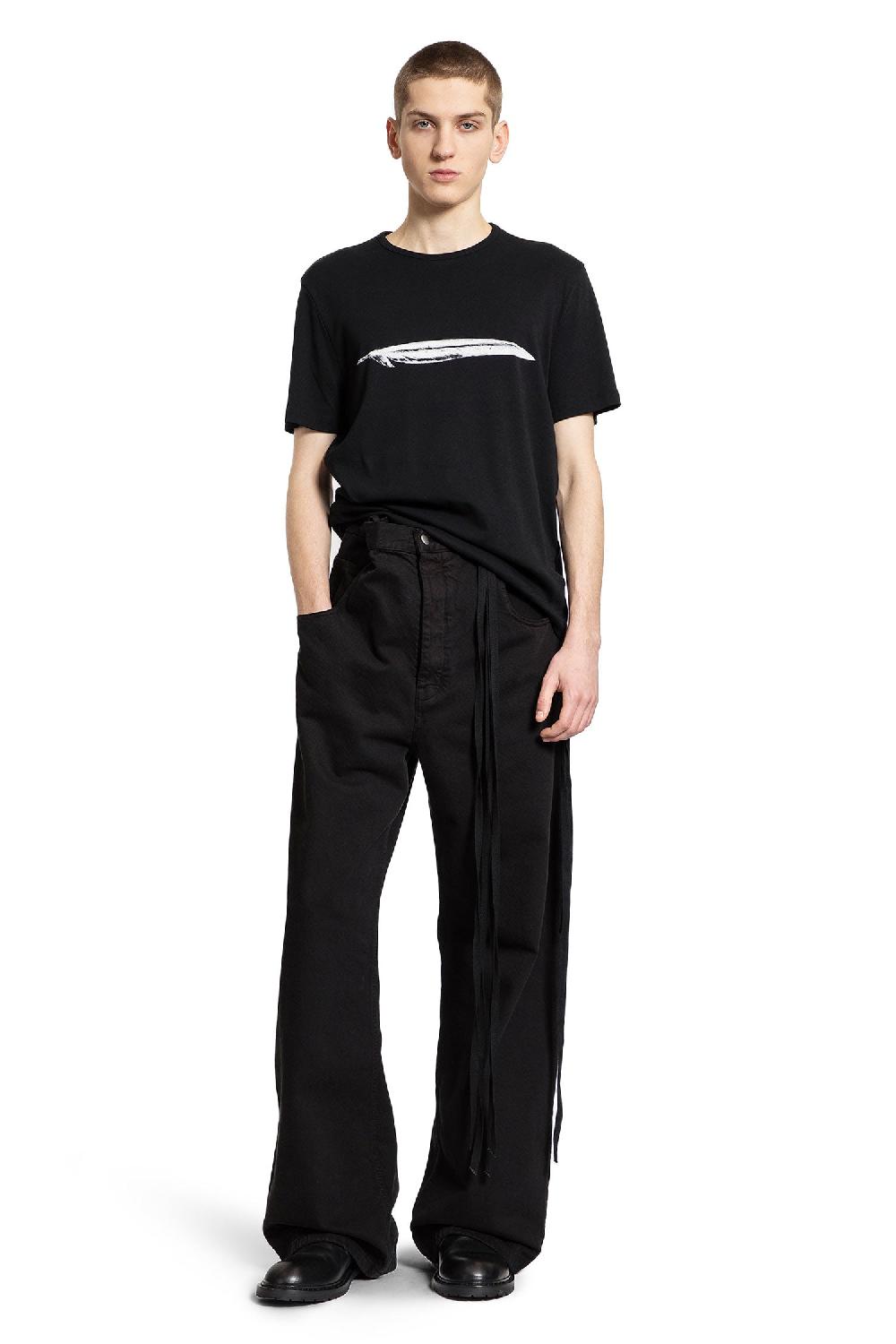 Antonioli ANN DEMEULEMEESTER MAN BLACK JEANS 2025