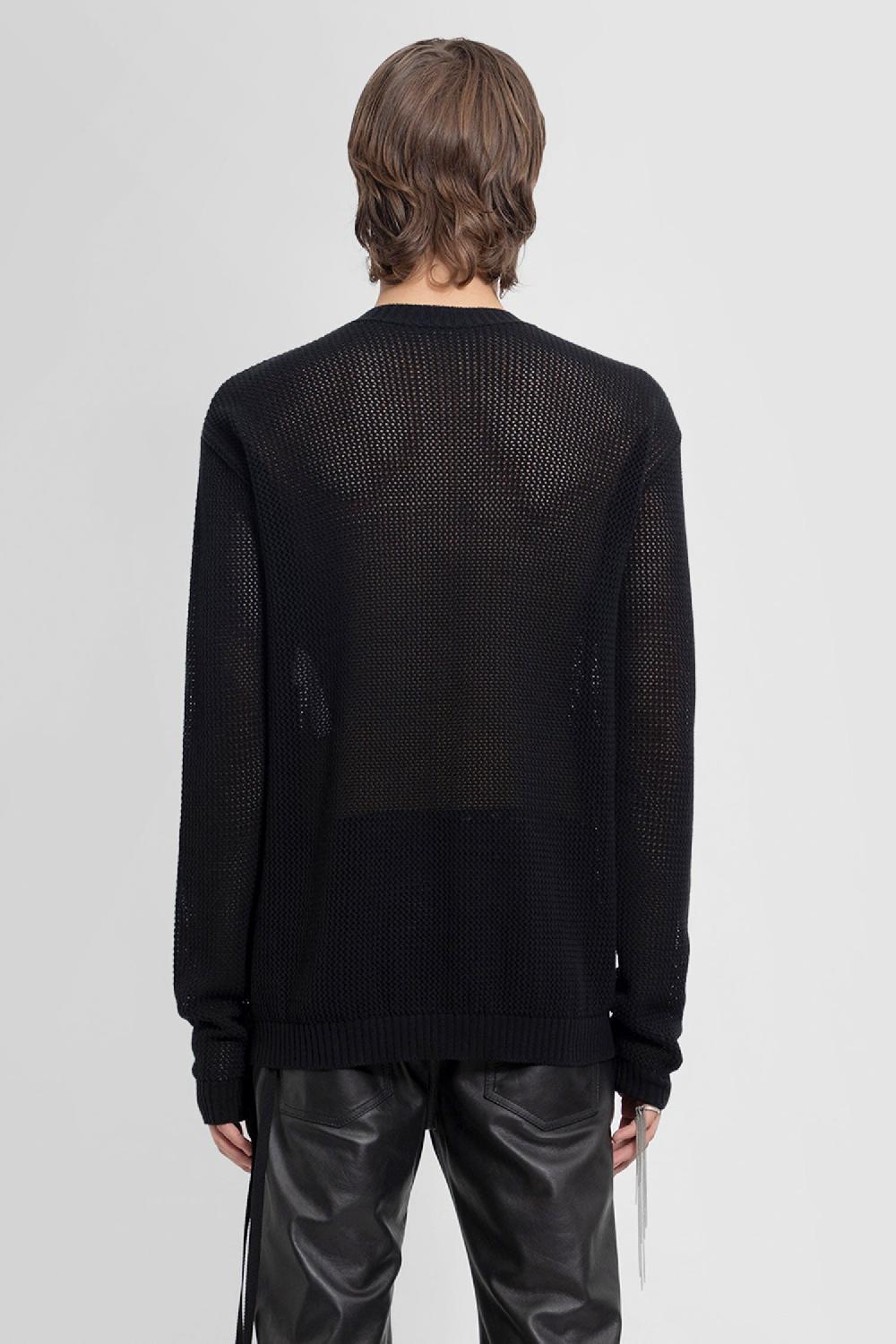 Antonioli ANN DEMEULEMEESTER MAN BLACK KNITWEAR In Linea