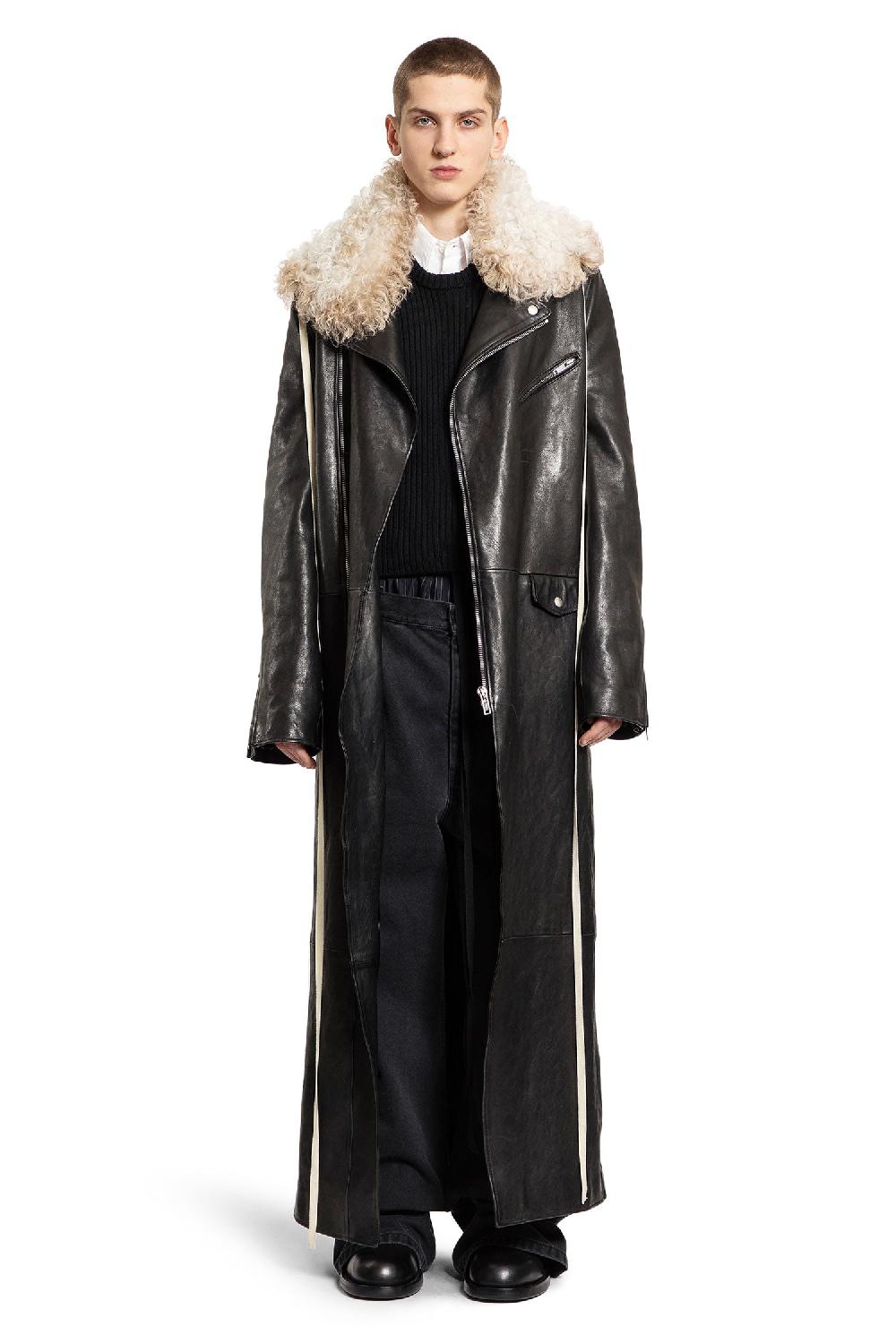 Antonioli ANN DEMEULEMEESTER MAN BLACK KNITWEAR Qualità