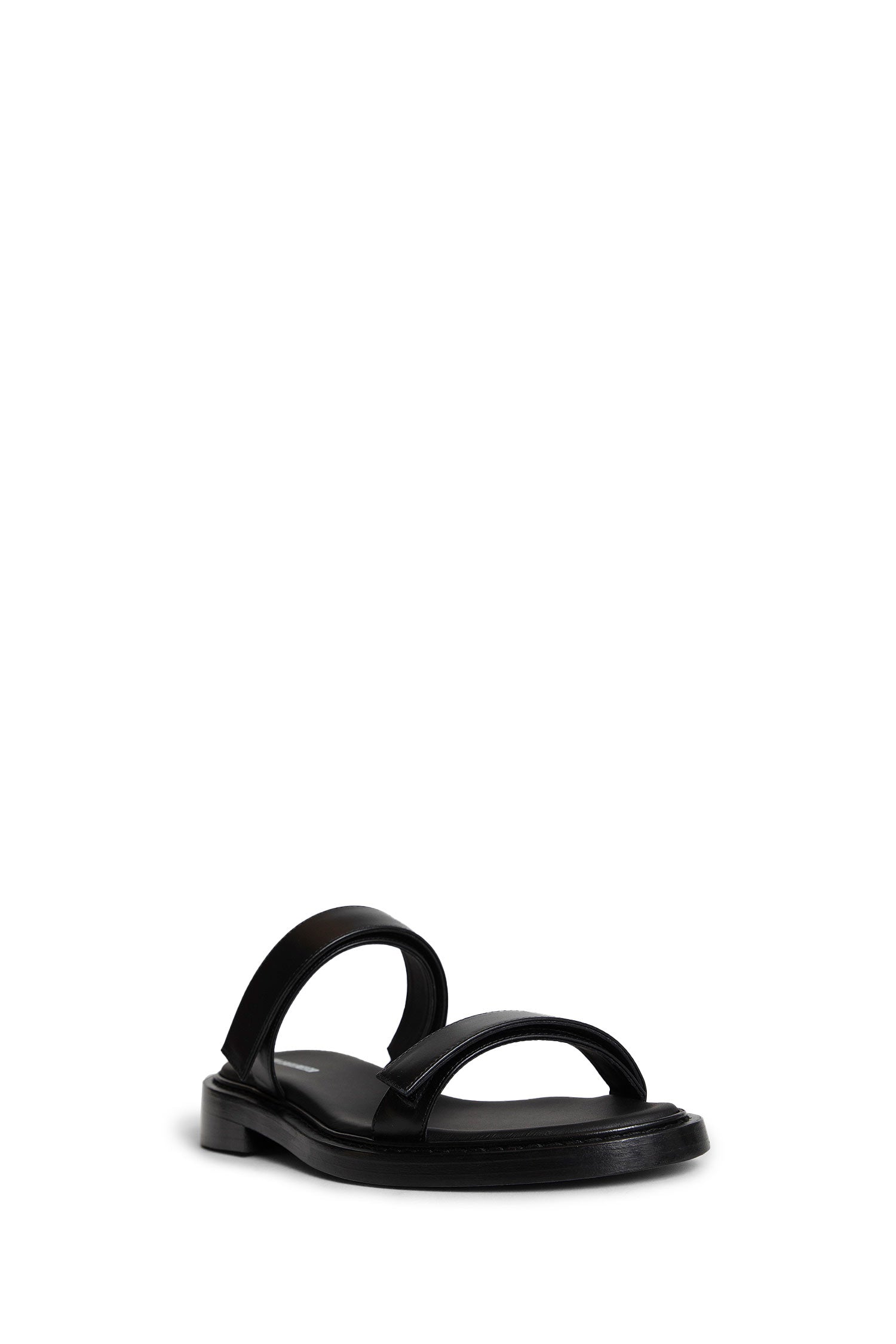 Antonioli ANN DEMEULEMEESTER MAN BLACK SANDALS & SLIDES Soddisfazione Garantita