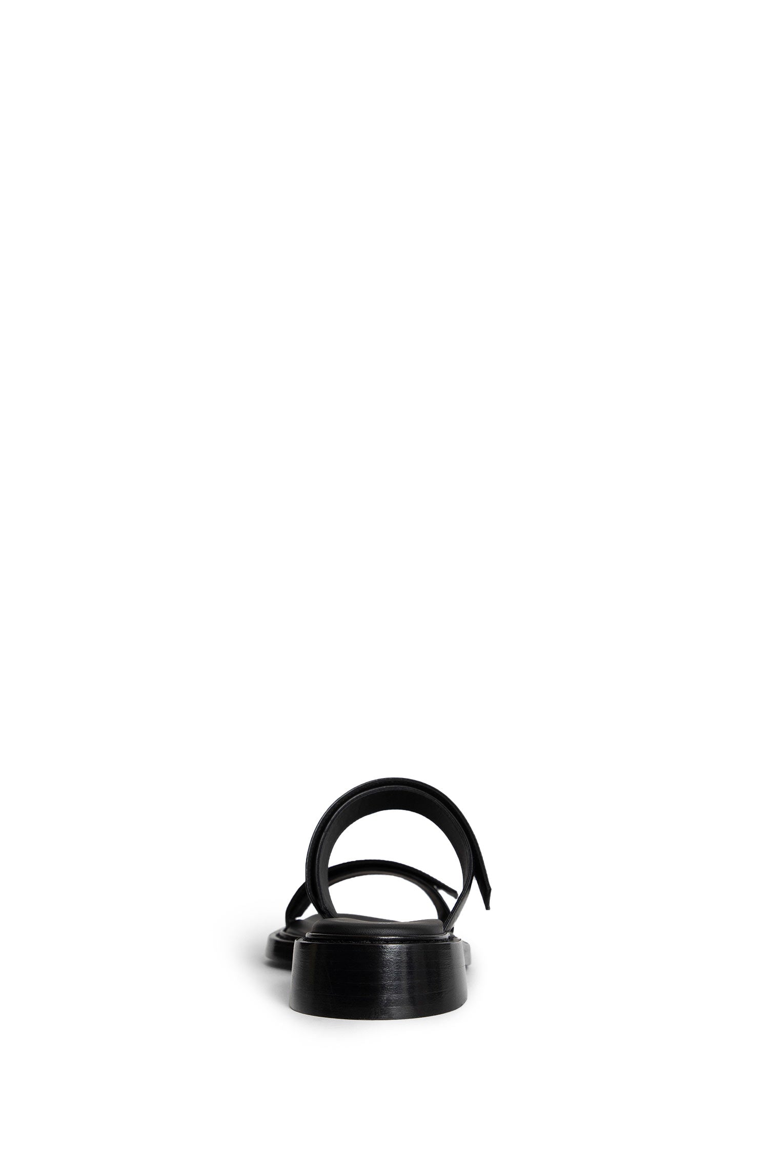 Antonioli ANN DEMEULEMEESTER MAN BLACK SANDALS & SLIDES Soddisfazione Garantita