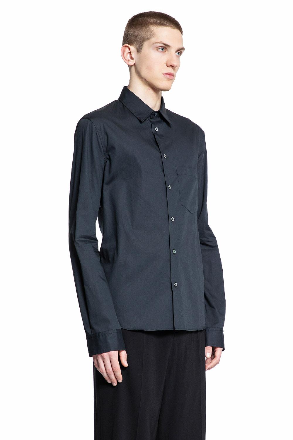 Antonioli ANN DEMEULEMEESTER MAN BLACK SHIRTS Qualità Garantita