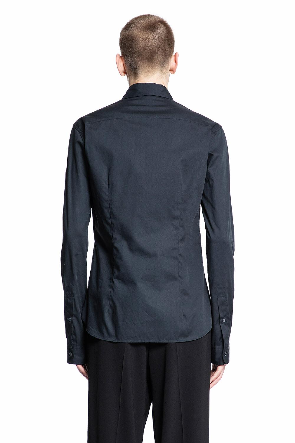 Antonioli ANN DEMEULEMEESTER MAN BLACK SHIRTS Qualità Garantita