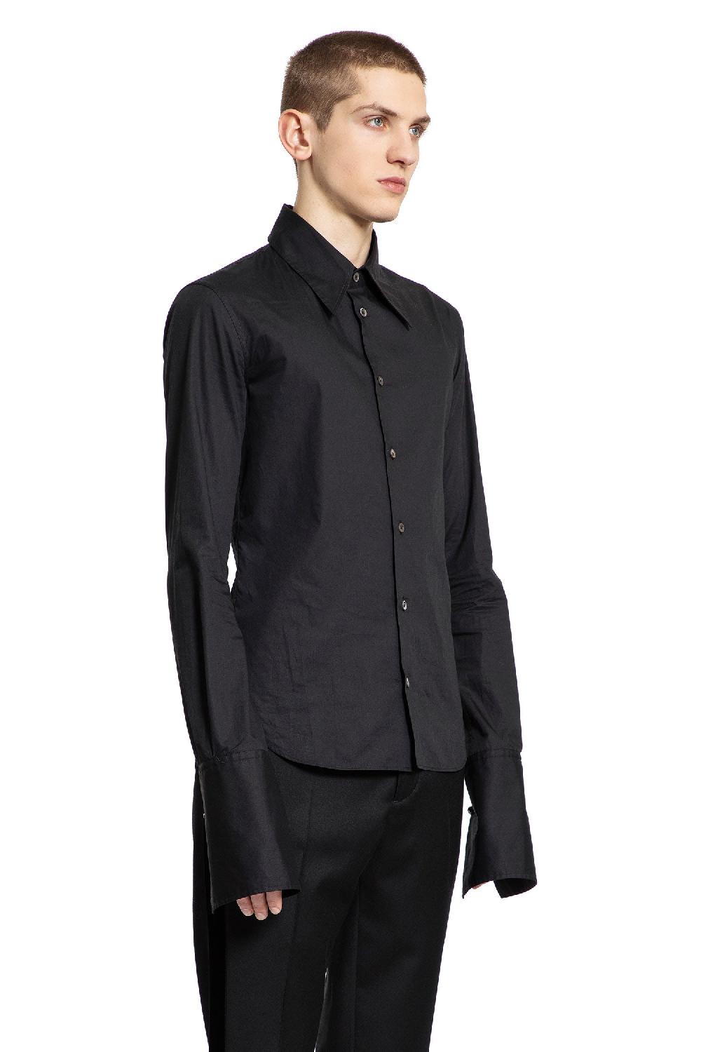 Antonioli ANN DEMEULEMEESTER MAN BLACK SHIRTS Negozi Online