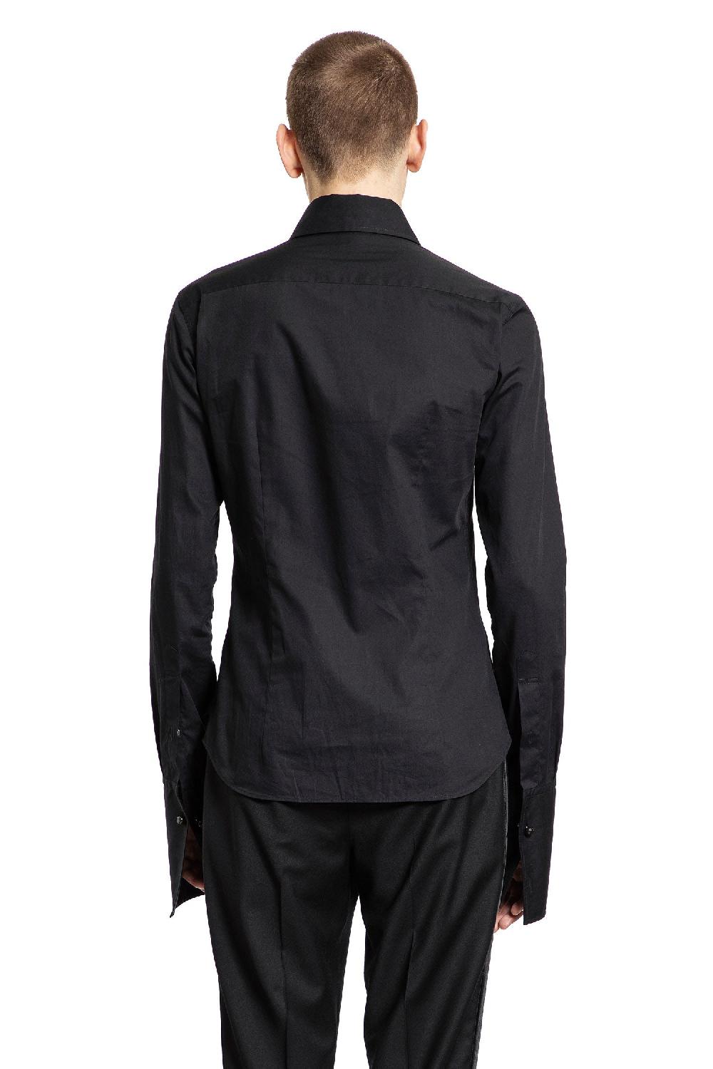 Antonioli ANN DEMEULEMEESTER MAN BLACK SHIRTS Negozi Online