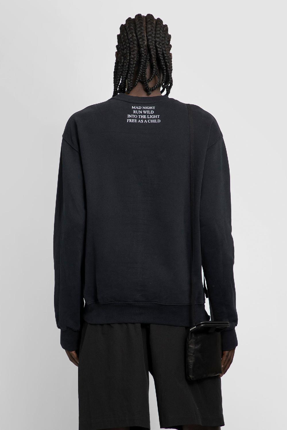 Antonioli ANN DEMEULEMEESTER MAN BLACK SWEATSHIRTS Novità