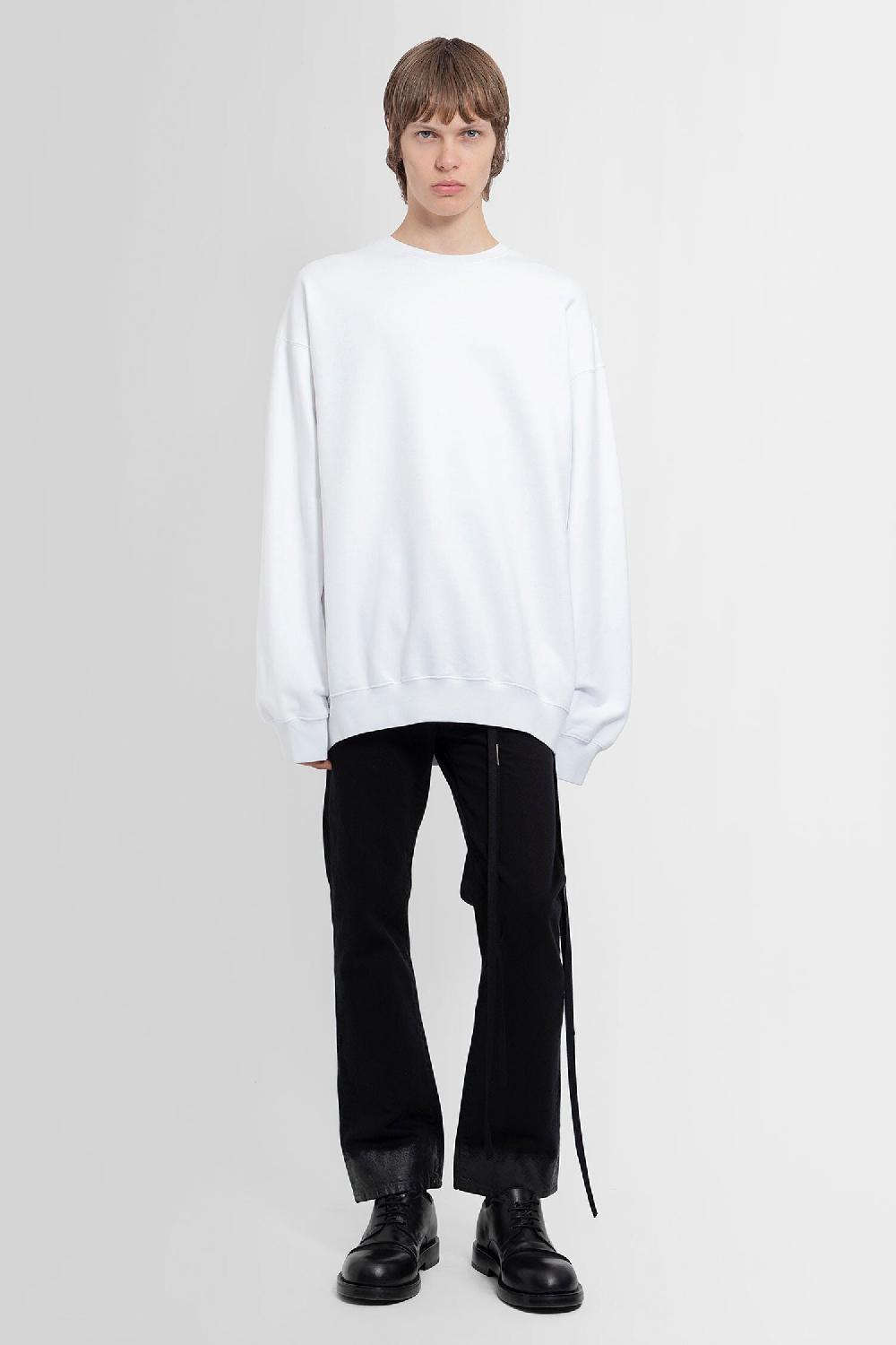 Antonioli ANN DEMEULEMEESTER MAN BLACK SWEATSHIRTS Sconto