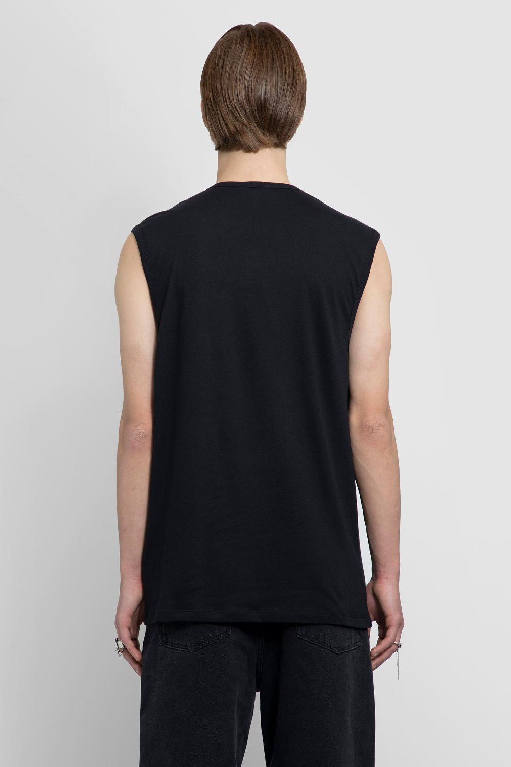 Antonioli ANN DEMEULEMEESTER MAN BLACK T-SHIRTS & TANK TOPS Online