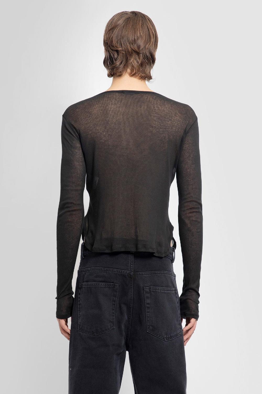 Antonioli ANN DEMEULEMEESTER MAN BLACK T-SHIRTS & TANK TOPS Outlet