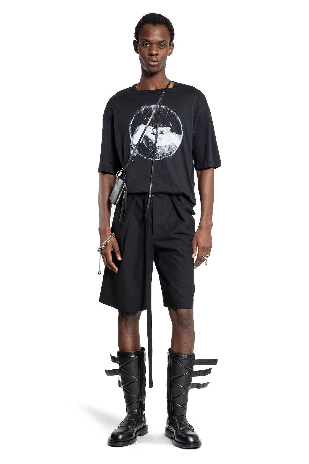 Antonioli ANN DEMEULEMEESTER MAN BLACK T-SHIRTS & TANK TOPS Saldi