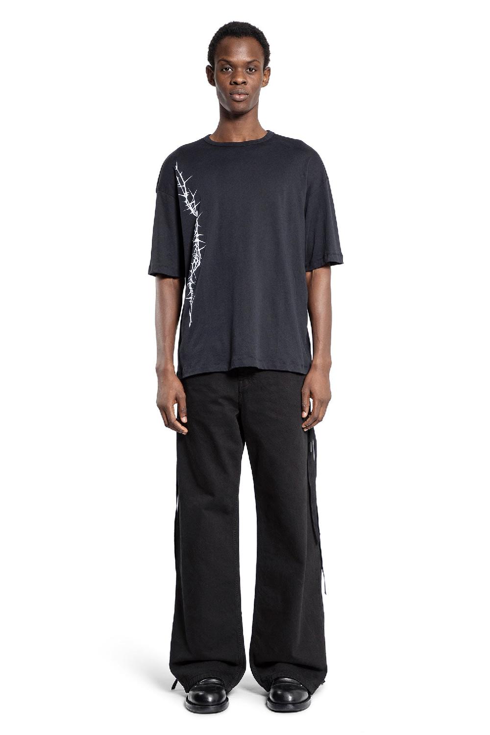 Antonioli ANN DEMEULEMEESTER MAN BLACK T-SHIRTS & TANK TOPS Offerte