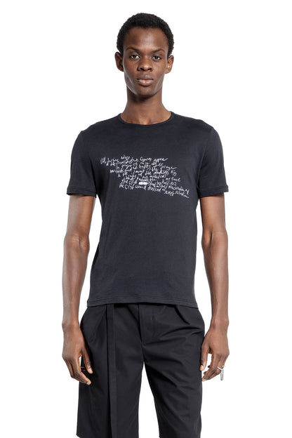 Antonioli ANN DEMEULEMEESTER MAN BLACK T-SHIRTS & TANK TOPS Hotsell