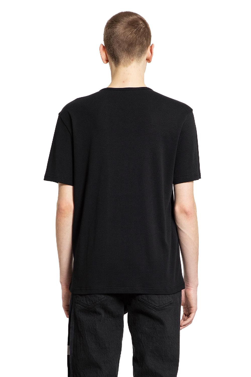Antonioli ANN DEMEULEMEESTER MAN BLACK T-SHIRTS & TANK TOPS Vendita Economica