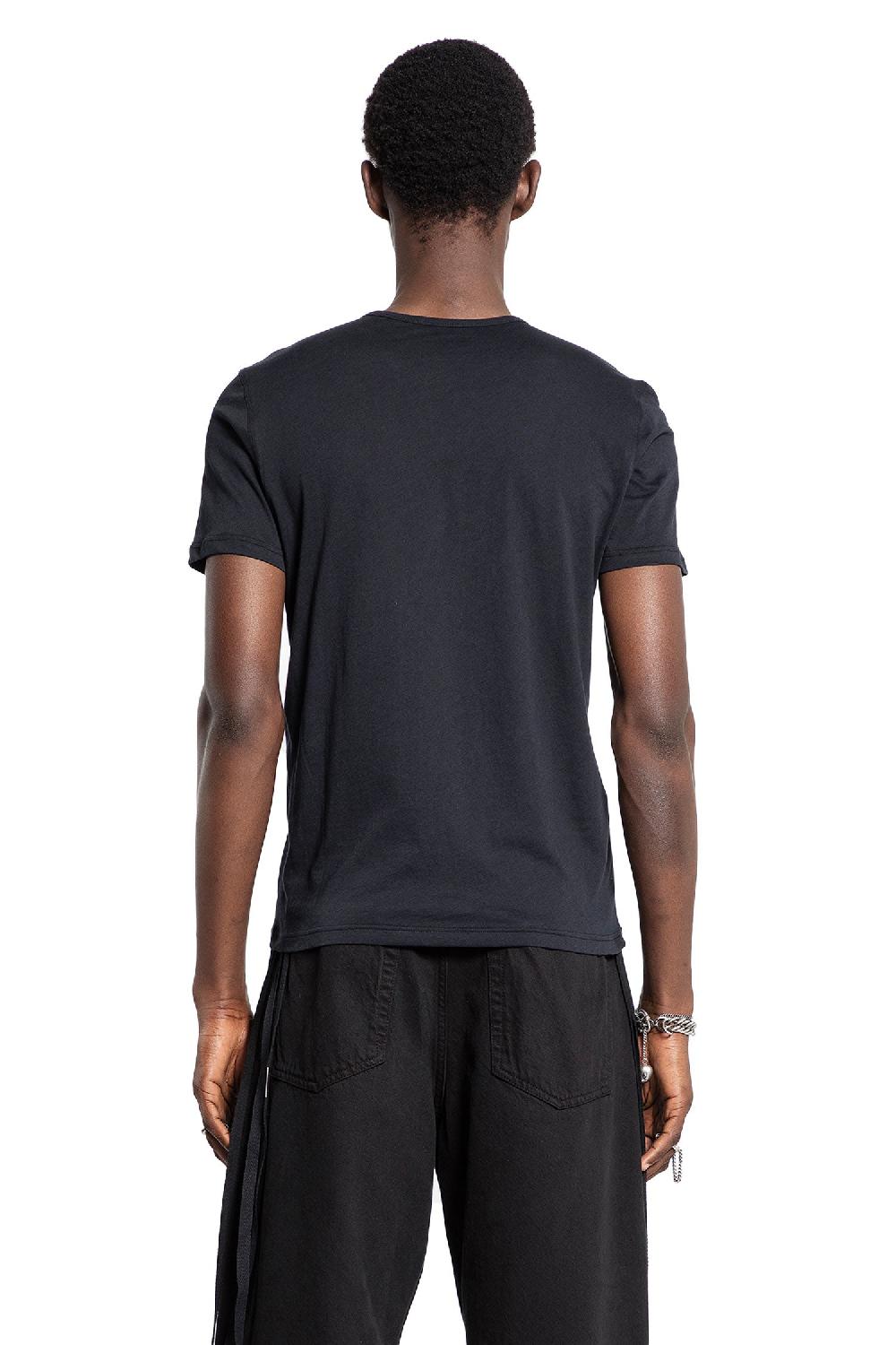 Antonioli ANN DEMEULEMEESTER MAN BLACK T-SHIRTS & TANK TOPS Saldi Di Fabbrica