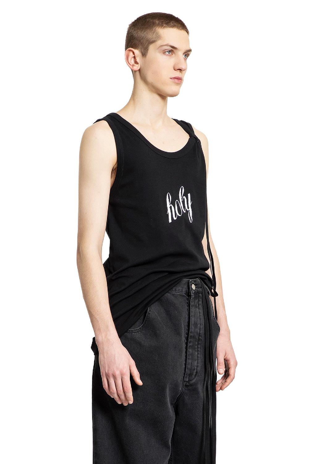 Antonioli ANN DEMEULEMEESTER MAN BLACK T-SHIRTS & TANK TOPS I Più Venduti