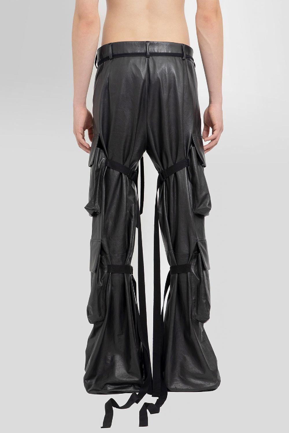 Antonioli ANN DEMEULEMEESTER MAN BLACK TROUSERS Vendite Flash