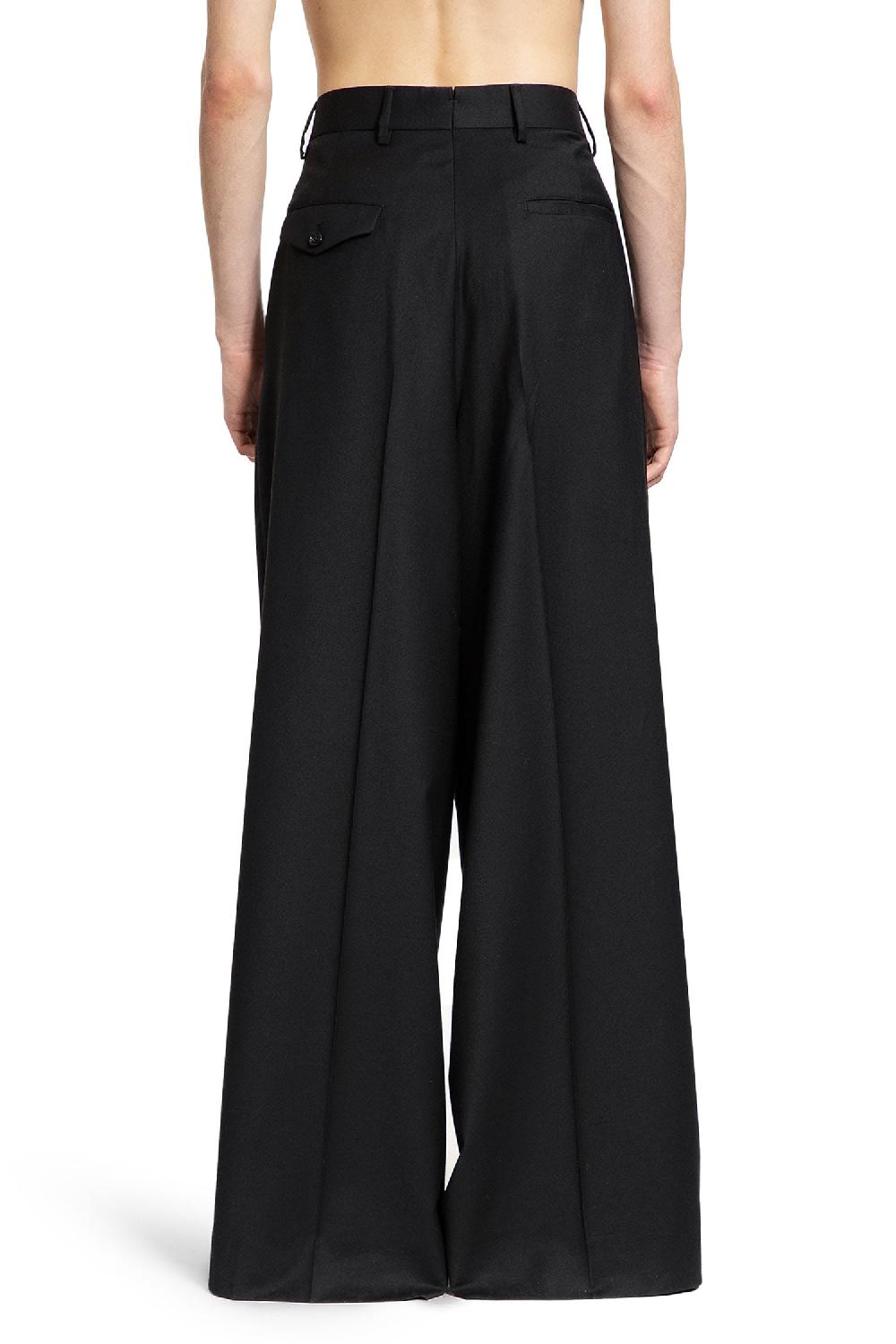 Antonioli ANN DEMEULEMEESTER MAN BLACK TROUSERS In Saldo