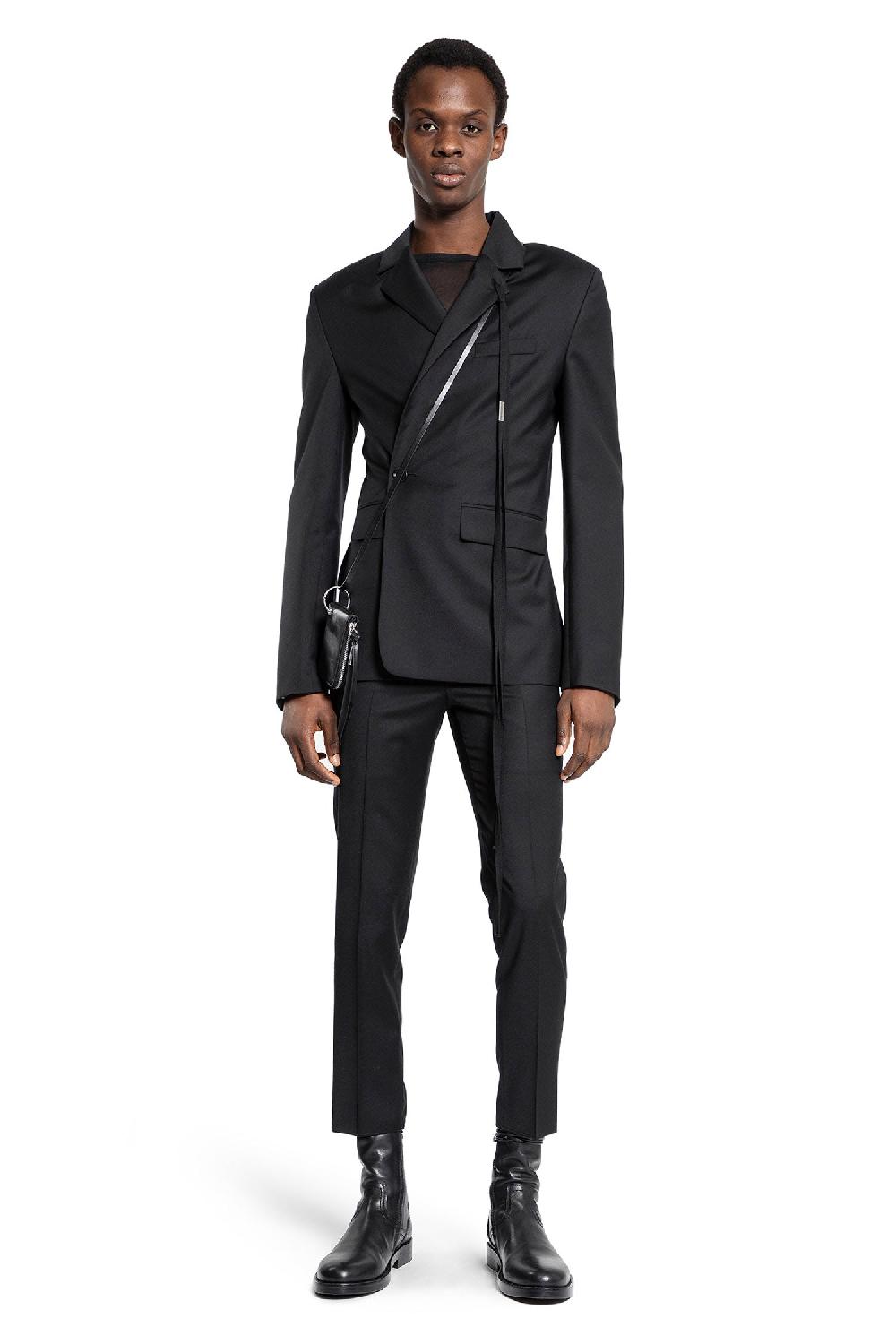 Antonioli ANN DEMEULEMEESTER MAN BLACK TROUSERS Nuova
