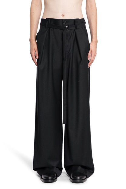 Antonioli ANN DEMEULEMEESTER MAN BLACK TROUSERS Sconto di tempo limitato