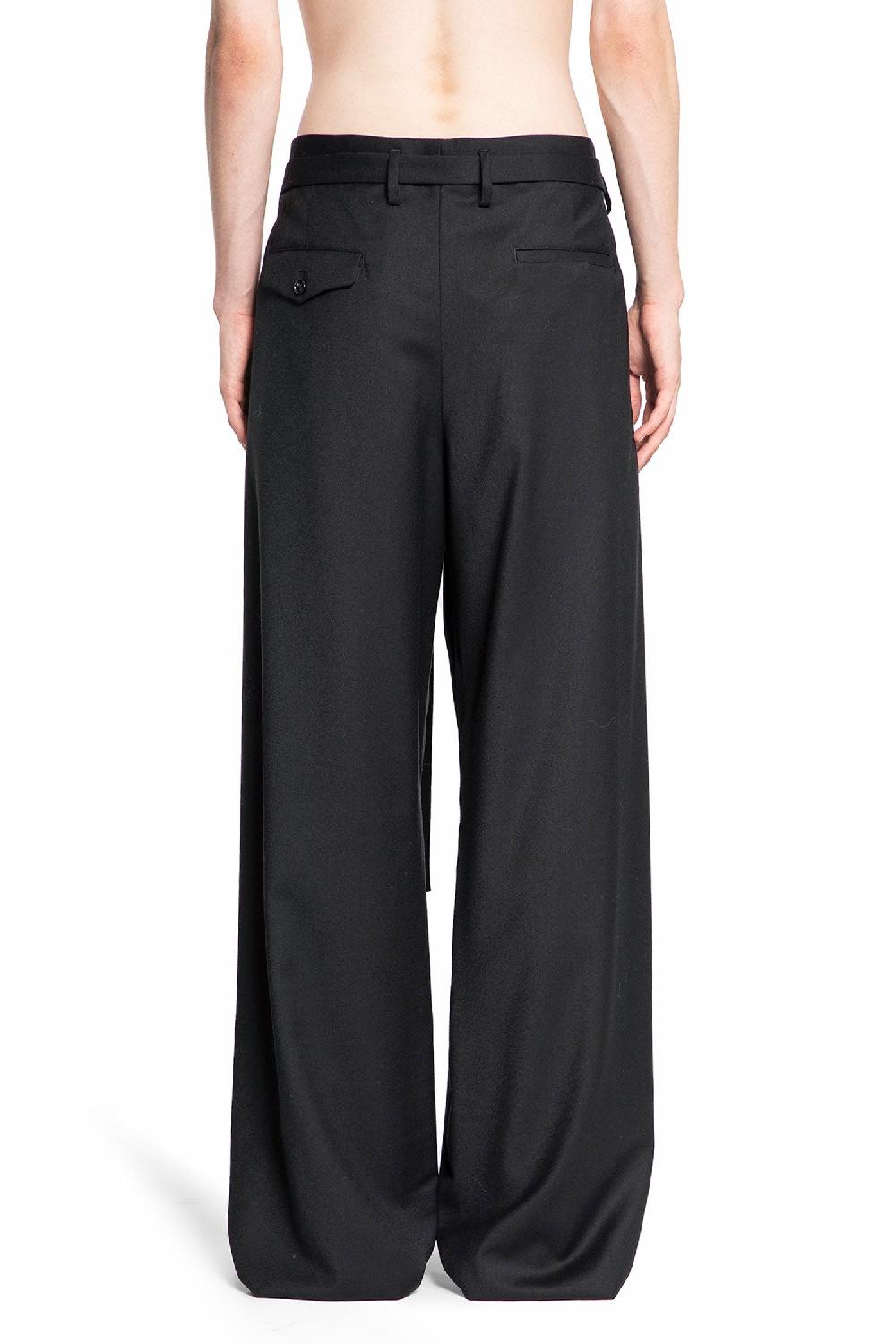 Antonioli ANN DEMEULEMEESTER MAN BLACK TROUSERS Sconto di tempo limitato