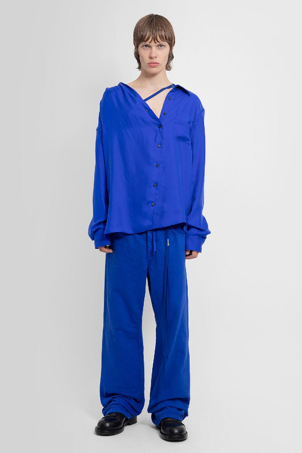 Antonioli ANN DEMEULEMEESTER MAN BLUE JEANS Grande vendita