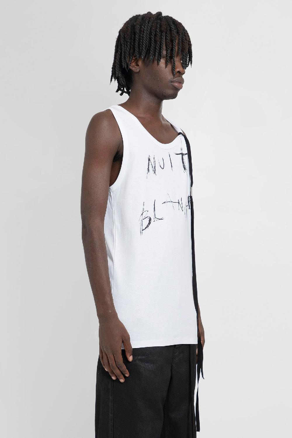 Antonioli ANN DEMEULEMEESTER MAN WHITE T-SHIRTS & TANK TOPS Smaltimento dello stoccaggio