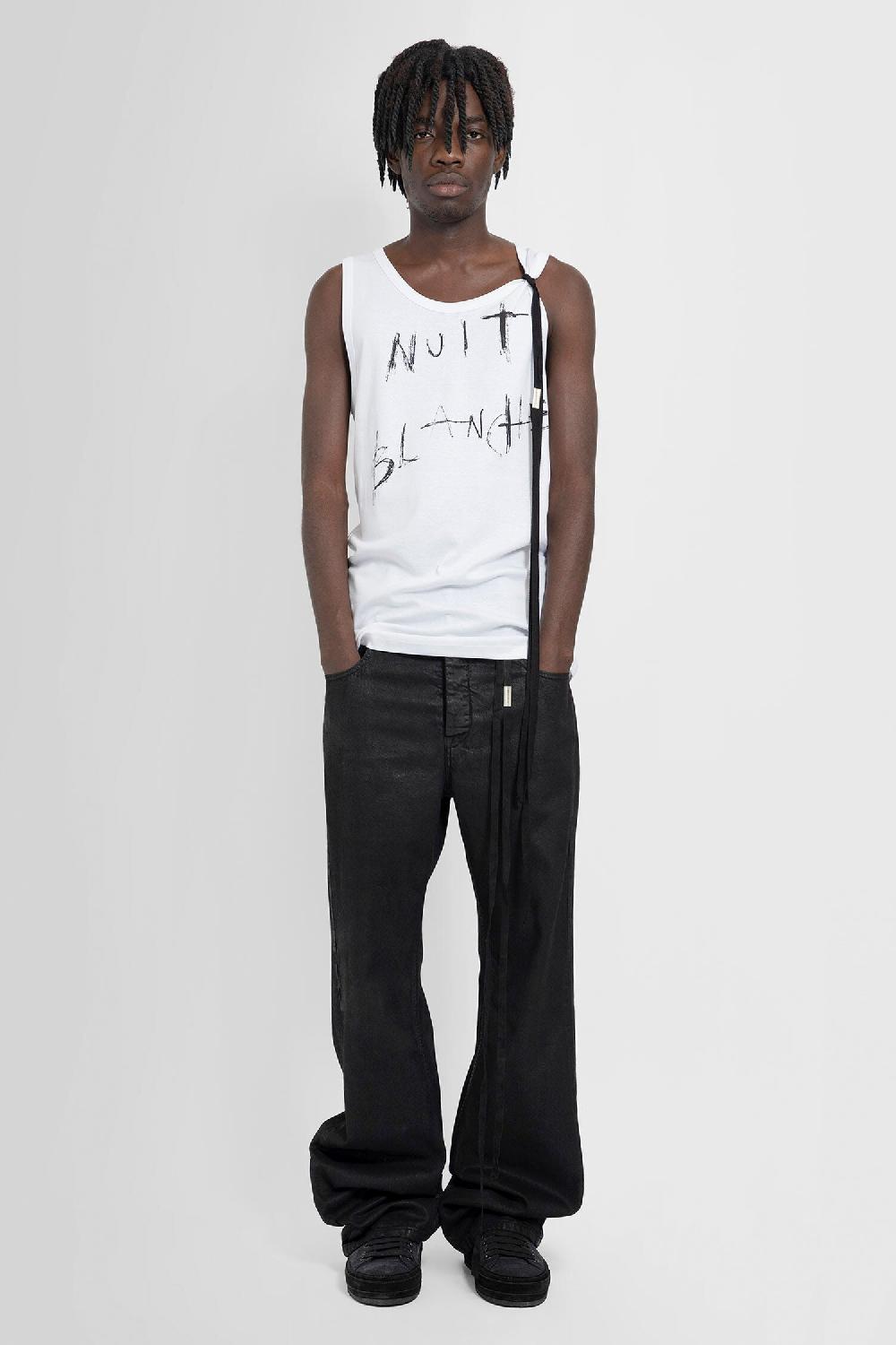 Antonioli ANN DEMEULEMEESTER MAN WHITE T-SHIRTS & TANK TOPS Smaltimento dello stoccaggio