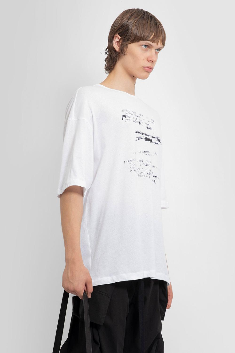 Antonioli ANN DEMEULEMEESTER MAN WHITE T-SHIRTS & TANK TOPS Offerta migliore