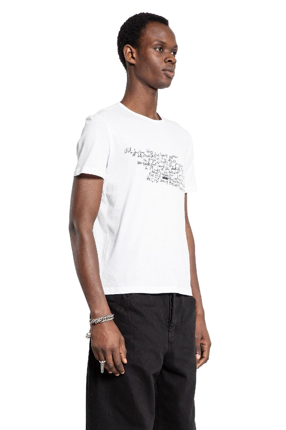 Antonioli ANN DEMEULEMEESTER MAN WHITE T-SHIRTS & TANK TOPS Online Outlet