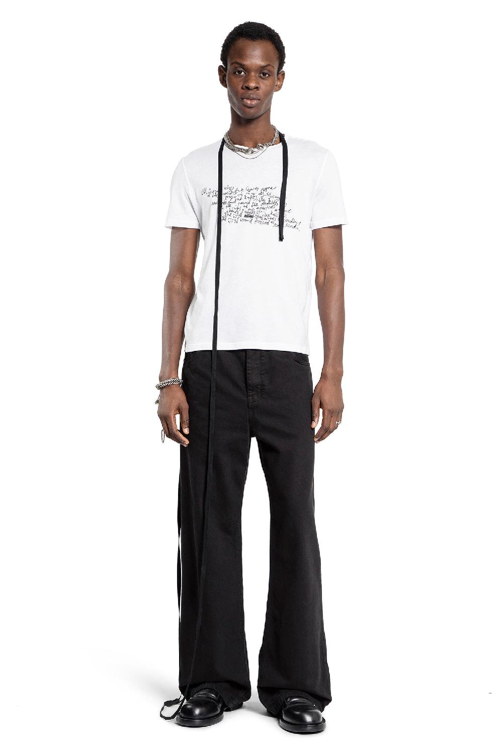 Antonioli ANN DEMEULEMEESTER MAN WHITE T-SHIRTS & TANK TOPS Online Outlet