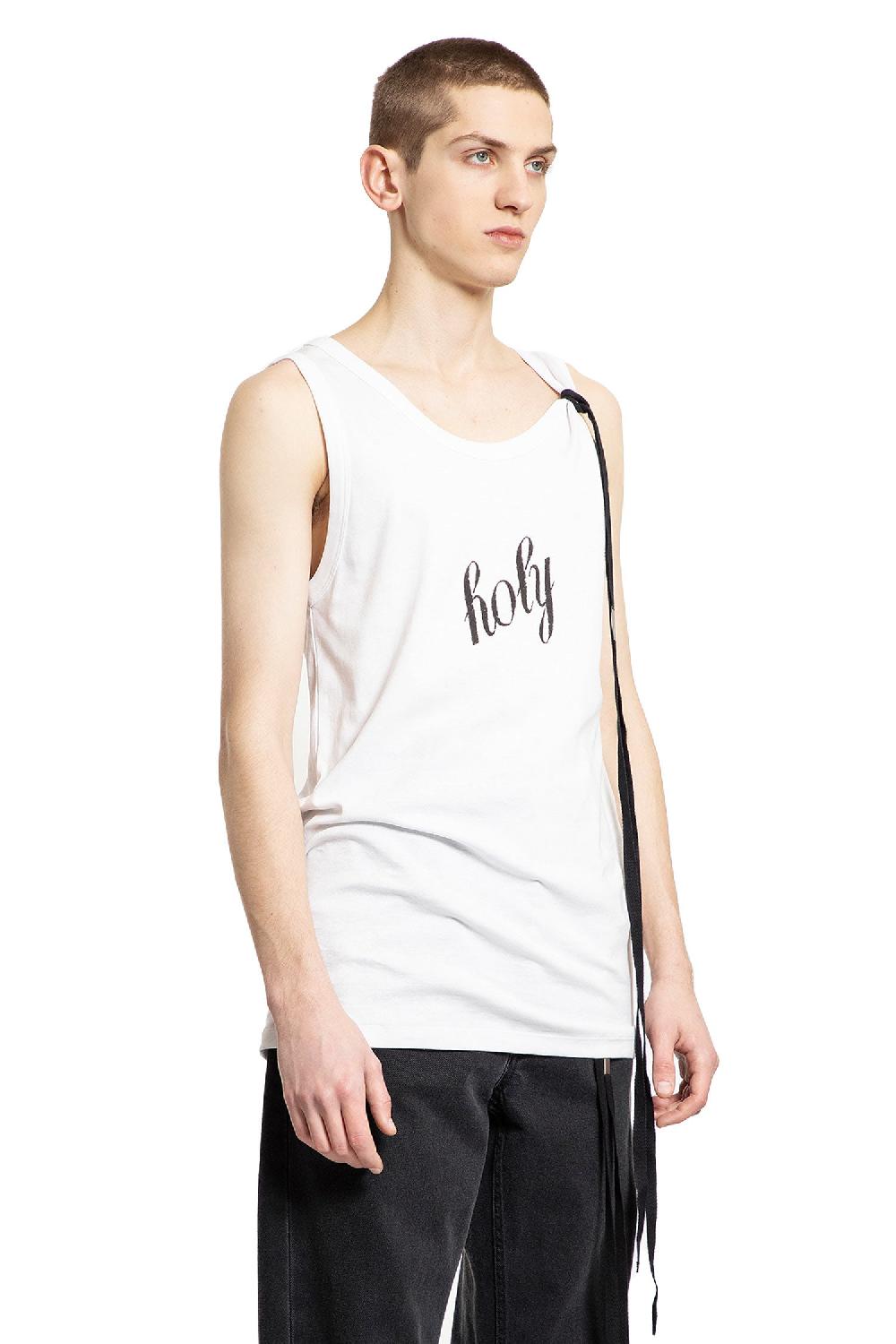 Antonioli ANN DEMEULEMEESTER MAN WHITE T-SHIRTS & TANK TOPS Lightning offer
