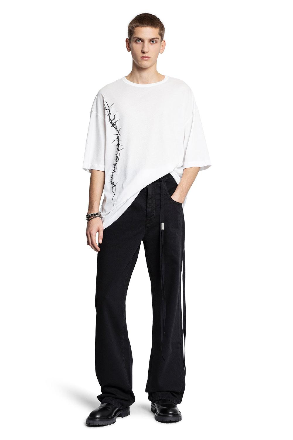 Antonioli ANN DEMEULEMEESTER MAN WHITE T-SHIRTS & TANK TOPS Grandi sconti