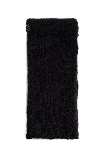 Antonioli ANN DEMEULEMEESTER UNISEX BLACK SCARVES Sconti VIP