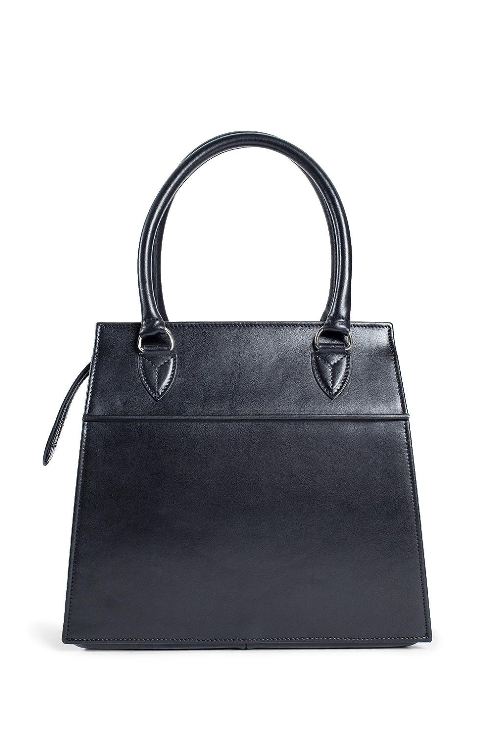 Antonioli ANN DEMEULEMEESTER UNISEX BLACK TOP HANDLE BAGS Prezzo basso