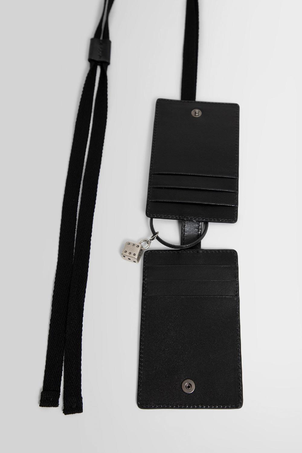 Antonioli ANN DEMEULEMEESTER UNISEX BLACK WALLETS & CARDHOLDERS Ritorno libero