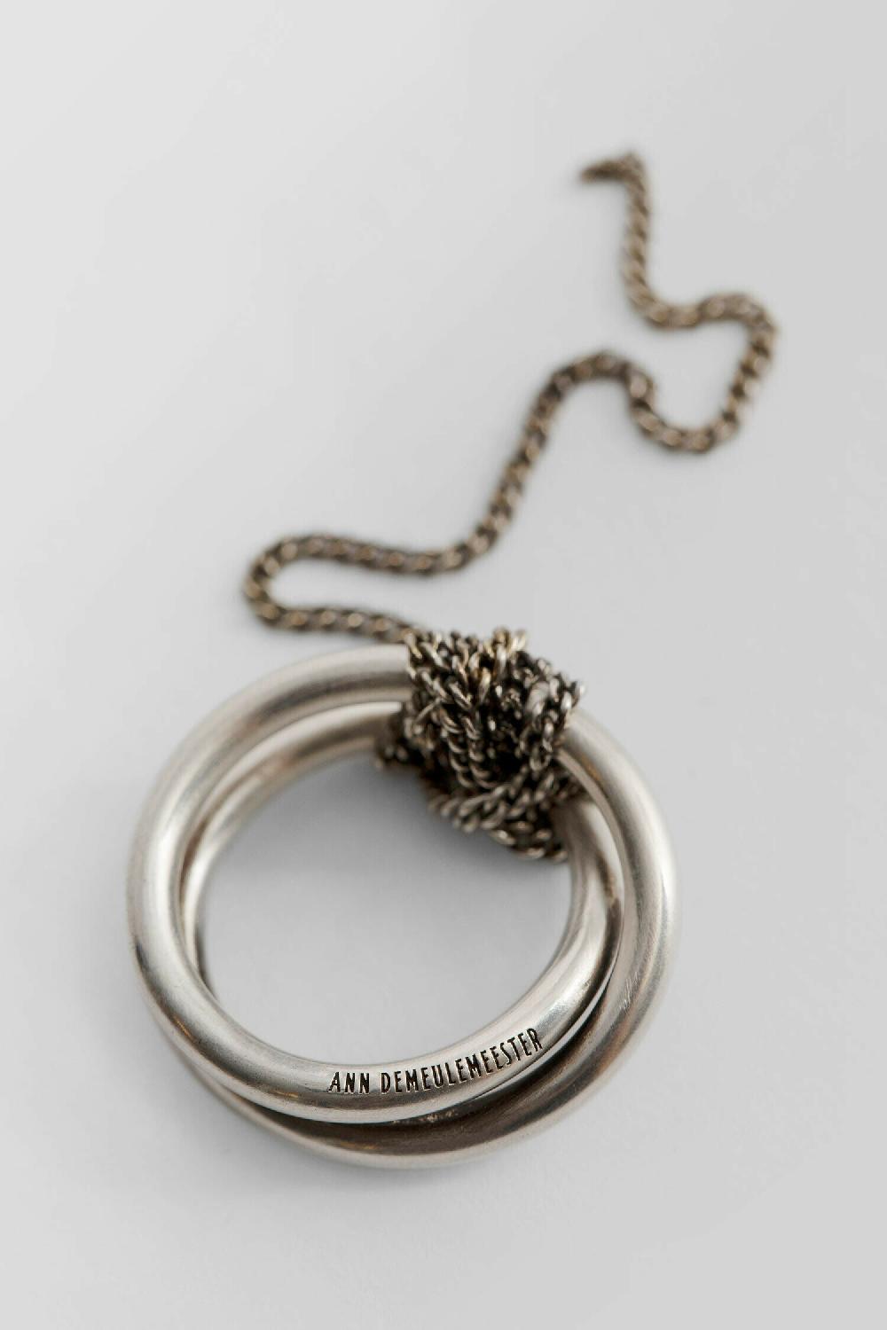 Antonioli ANN DEMEULEMEESTER UNISEX SILVER JEWELLERY Latest stili