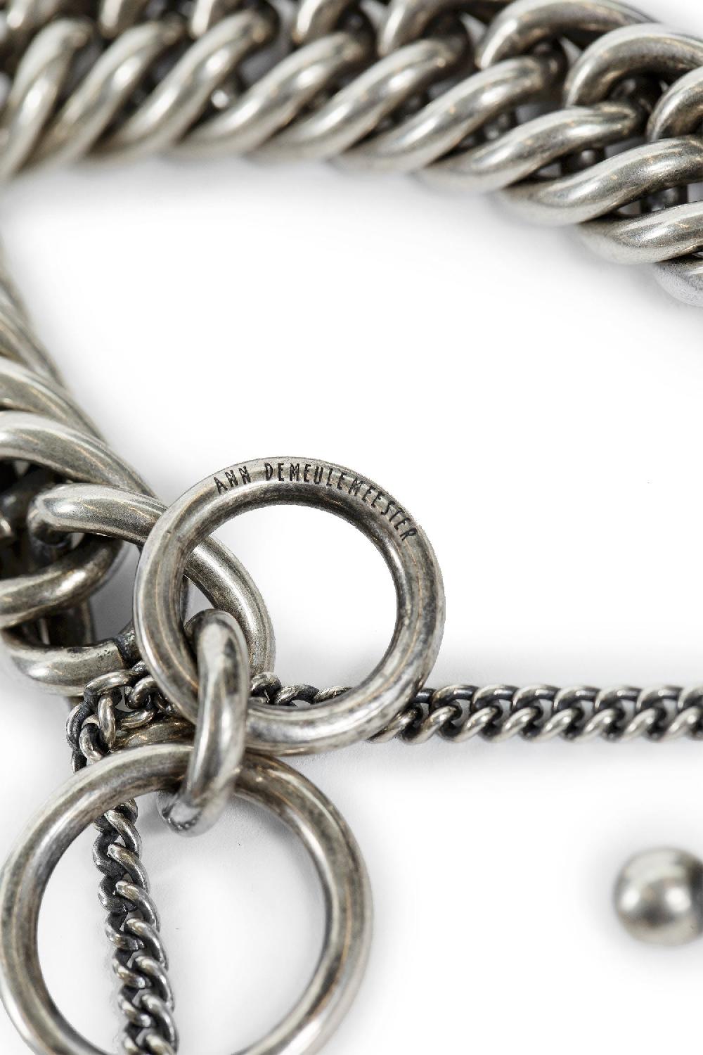 Antonioli ANN DEMEULEMEESTER UNISEX SILVER JEWELLERY Offerta speciale della fabbrica
