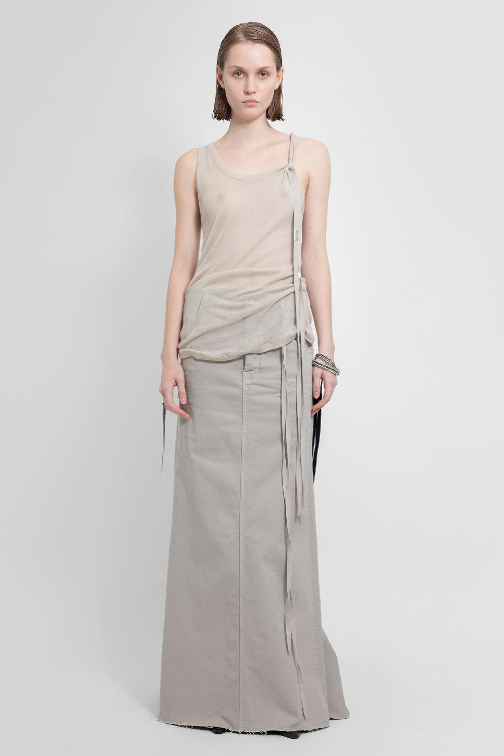 Antonioli ANN DEMEULEMEESTER WOMAN BEIGE SKIRTS Trasporto libero internazionale